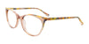 Paradox P5080 Eyeglasses | Size 53 / Crystal Light Brown & White & Brown/Brown & White