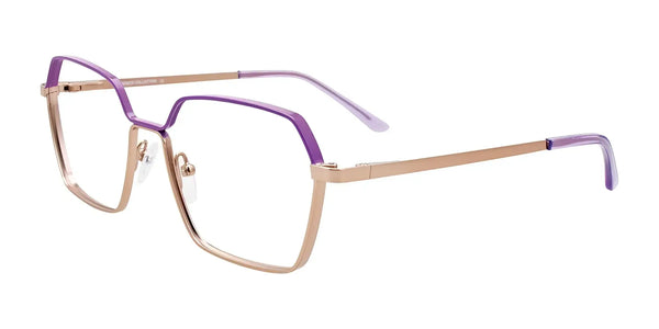 Paradox P5086 Eyeglasses | Size 54 / Lilac & Lt Pk Gld/Lt Pk Gld