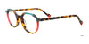 Paradox P5096 Eyeglasses | Size 47 / Multicolor Multipattern Tortoise & Red