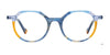 Paradox P5096 Eyeglasses | Size 47 / Multicolor Multipattern Red & Teal