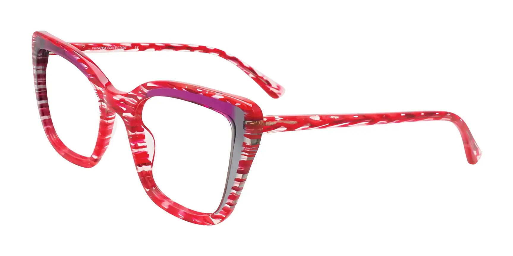 Paradox P5098 Eyeglasses Crystal With Red Pattern & Grey Paradox P5098 Eyeglasses Crystal With Red Pattern & Grey