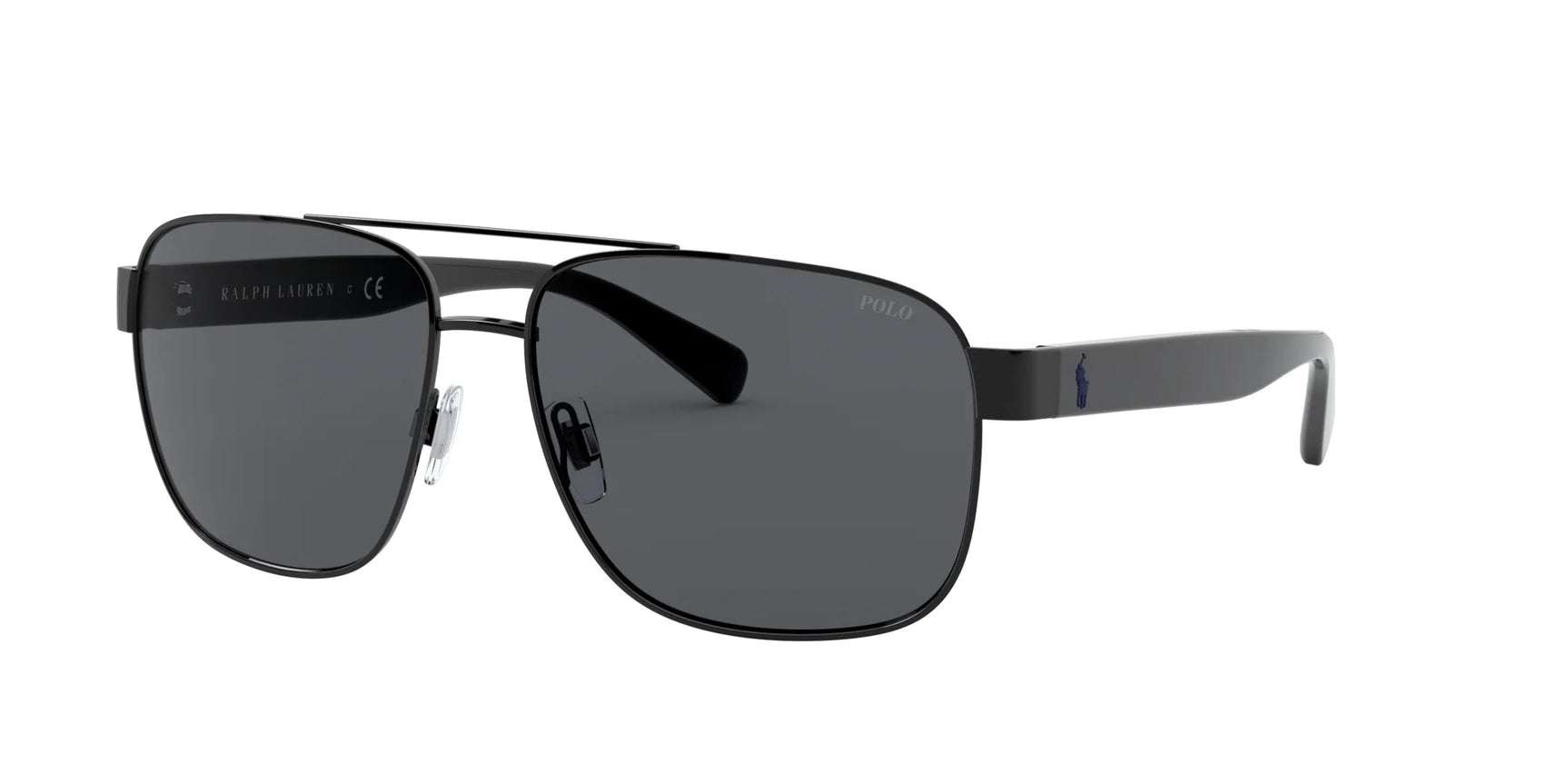 Polo PH3130 Sunglasses Shiny Black / Grey Polo PH3130 Sunglasses Shiny Black / Grey