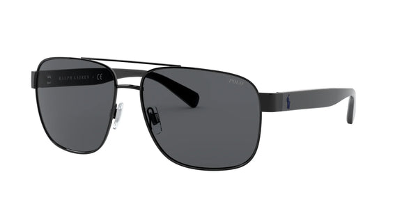 Polo PH3130 Sunglasses | Size 59 / Shiny Black / Grey (3N 9.3%)