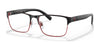 Polo PH1175 Eyeglasses / Matte Red Rims/Black Bar №9191 / Size 56