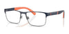 Polo PH1215 Eyeglasses / Shiny Blue/Gunmetal №9468 / Size 54