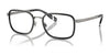 Polo PH1225 Eyeglasses / Black/Gunmetal №9216 / Size 54