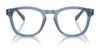 Polo PH2258 Eyeglasses | Size 51 / Shiny Transparent Blue №6092