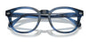 Polo PH2272 Eyeglasses / Shiny Transparent Navy Blue №5470 / Size 50