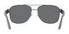 Polo PH3122 Sunglasses | Size 59 / Matte Dark Gunmetal №91576G / Light Grey Mirror Black (3N 12%)