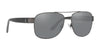 Polo PH3122 Sunglasses | Size 59 / Matte Dark Gunmetal №91576G / Light Grey Mirror Black (3N 12%)