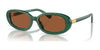 Polo PH4198U Sunglasses | Size 53 / Shiny Transparent Green / Brown (3N 14.2%) №619573