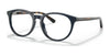 Polo PP8544U Eyeglasses / Shiny Transparent Navy Blue №5470 / Size 46