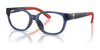 Polo PP8551U Eyeglasses / Shiny Transparent Navy Blue №5716 / Size 45