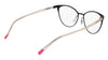 Pure P5012 Eyeglasses / Matte Black / Gold / Size 52