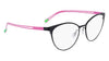 Pure P5012 Eyeglasses / Matte Black / Gold / Size 52