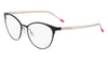 Pure P5012 Eyeglasses / Matte Black / Gold / Size 52