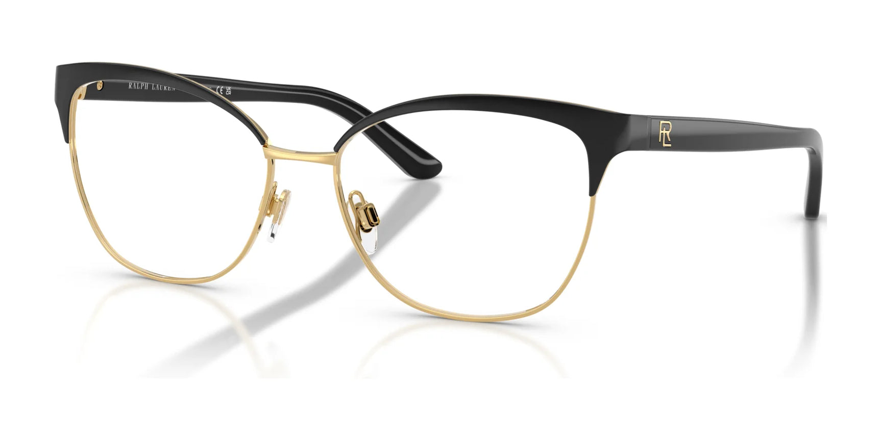 Ralph Lauren RL5099 Eyeglasses Shiny Black On Gold Ralph Lauren RL5099 Eyeglasses Shiny Black On Gold