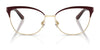 Ralph Lauren RL5099 Eyeglasses | Size 55 / Shiny Black On Gold №9003