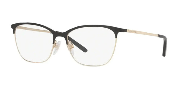 Ralph Lauren RL5104 Eyeglasses | Size 52 / Shiny Black On Pale Gold №9375