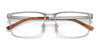 Ralph Lauren RL5110 Eyeglasses | Size 54 / Matte Silver On Shiny Silver №9414