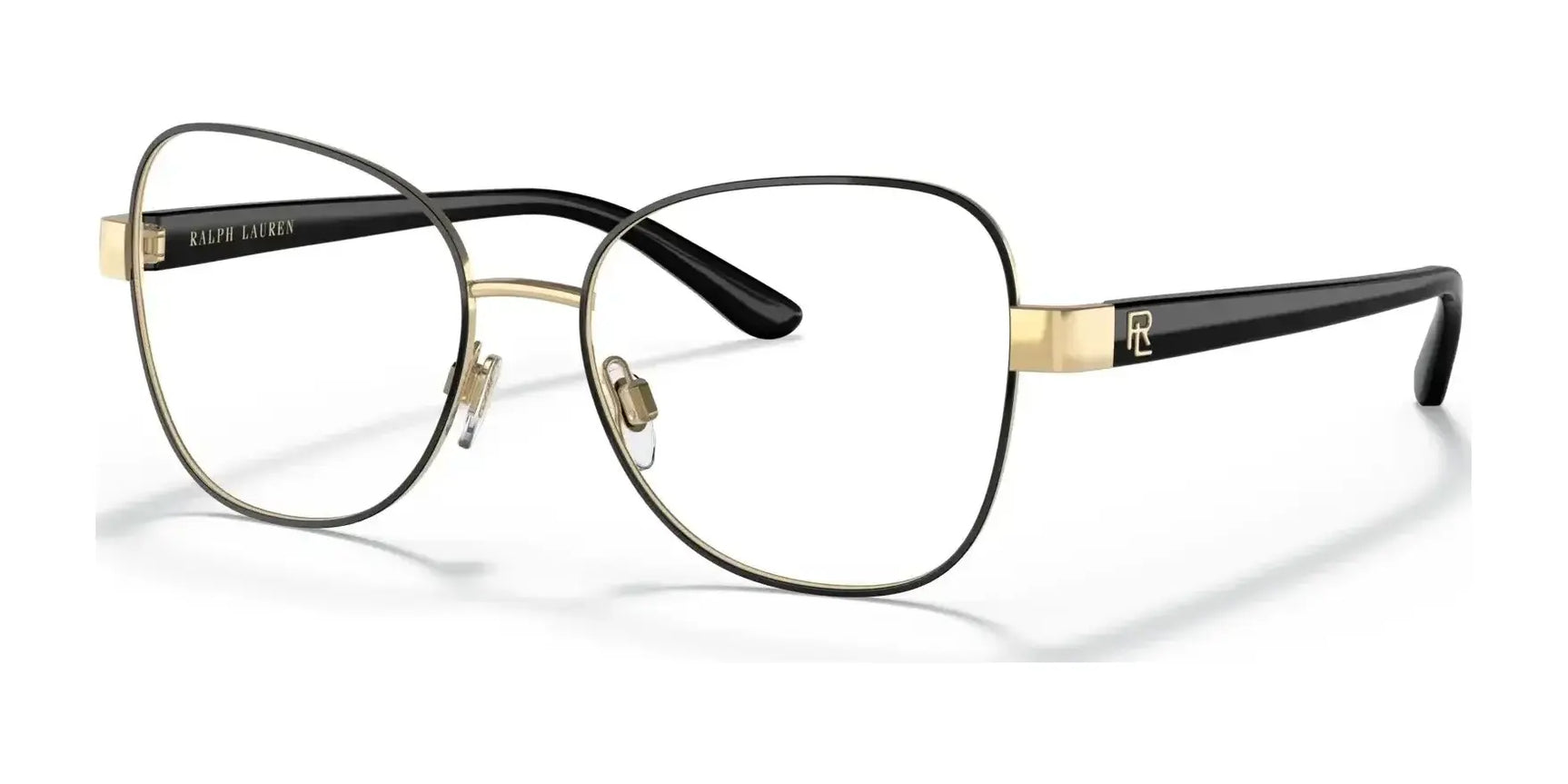 Ralph Lauren RL5114 Eyeglasses Shiny Black On Gold Ralph Lauren RL5114 Eyeglasses Shiny Black On Gold