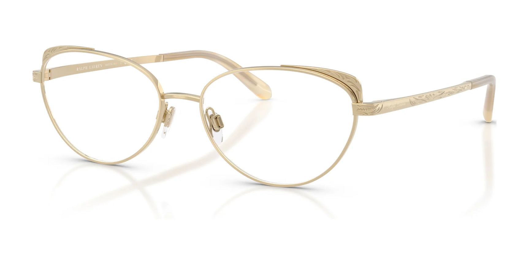 Ralph Lauren RL5131 Eyeglasses Shiny Pale Gold Ralph Lauren RL5131 Eyeglasses Shiny Pale Gold