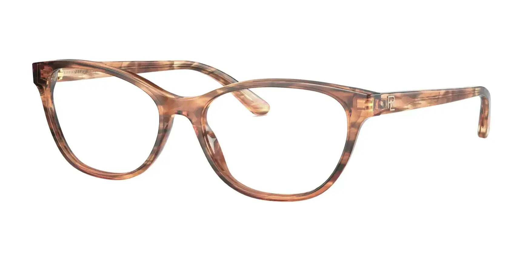 Ralph Lauren RL6204 Eyeglasses Shiny Striped Brown Ralph Lauren RL6204 Eyeglasses Shiny Striped Brown