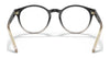 Ralph Lauren RL6221U Eyeglasses / Shiny Gradient Black/Transparent Beige №6022 / Size 49