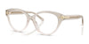 Ralph Lauren RL6256U Eyeglasses / Transparent Grey/Pink №6112 / Size 53
