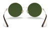 Ralph Lauren RL7072 Sunglasses | Size 55 / Shiny Sanded Pale Gold №931665 / Dark Green (3N 9.7%)