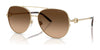 Ralph Lauren RL7087 Sunglasses | Size 59 / Shiny Pale Gold / Gradient Brown (3N 13.6%) №911674