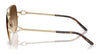 Ralph Lauren RL7087 Sunglasses | Size 59 / Shiny Pale Gold / Brown Gradient Grey Mirror Gold (3N 15.4%) №94766Y