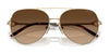 Ralph Lauren RL7087 Sunglasses | Size 59 / Shiny Pale Gold / Brown Gradient Grey Mirror Gold (3N 15.4%) №94766Y