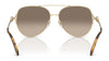 Ralph Lauren RL7087 Sunglasses | Size 59 / Shiny Pale Gold / Brown Gradient Grey Mirror Gold (3N 15.4%) №94766Y