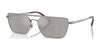 Ralph Lauren RL7092 Sunglasses | Size 58 / Shiny Gunmetal / Light Gray Mirror Silver (3N 15.6%) №90026G
