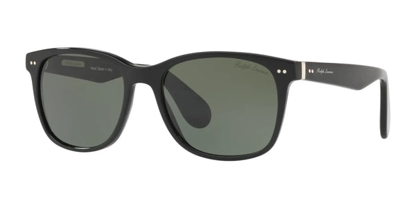 Ralph Lauren RL8162P Sunglasses | Size 56 / Shiny Black №500152 / Green (3N 14%)