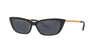 Ralph Lauren RL8173 Sunglasses / Shiny Black №50016G / Grey Mirror Black (3N 10%) / Size 55