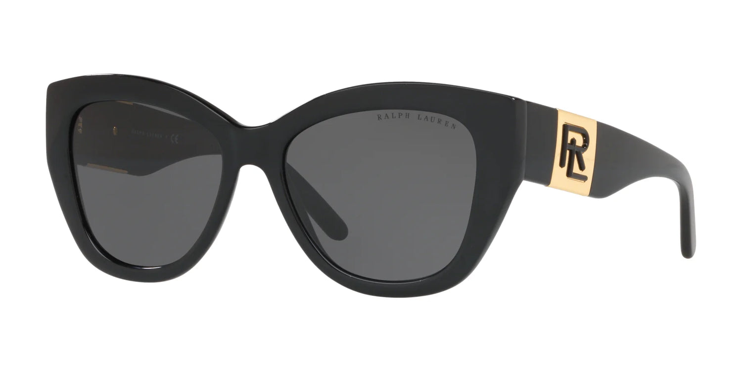 Ralph Lauren RL8175 Sunglasses Shiny Black / Dark Grey Ralph Lauren RL8175 Sunglasses Shiny Black / Dark Grey