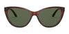 Ralph Lauren RL8186 Sunglasses | Size 55 / Shiny Striped Havana / Bottle Green (3N 9.7%) №500771