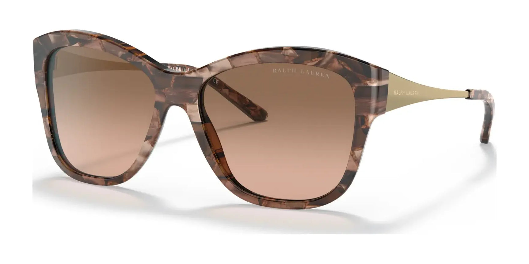 Ralph Lauren RL8187 Sunglasses Shiny Brown Marble / Pink Gradient Grey Ralph Lauren RL8187 Sunglasses Shiny Brown Marble / Pink Gradient Grey