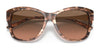Ralph Lauren RL8187 Sunglasses | Size 56 / Shiny Brown Marble №590811 / Pink Gradient Grey (2N 32.7%)