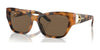 Ralph Lauren THE AUDREY RL8206U Sunglasses | Size 57 / Shiny Havana / Dark Brown (3N 14.5%) №530373