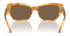 Ralph Lauren THE AUDREY RL8206U Sunglasses | Size 57 / Cream Horn / Gradient Brown (3N 16%) №608413