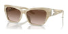 Ralph Lauren THE AUDREY RL8206U Sunglasses | Size 57 / Cream Horn / Gradient Brown (3N 16%) №608413