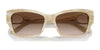 Ralph Lauren THE AUDREY RL8206U Sunglasses | Size 57 / Cream Horn / Gradient Brown (3N 16%) №608413