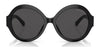 Ralph Lauren THE FARRAH RL8207U Sunglasses | Size 55 / Shiny Black / Dark Grey (3N 10%) №500187