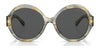 Ralph Lauren THE FARRAH RL8207U Sunglasses | Size 55 / Shiny Black / Dark Grey (3N 10%) №500187