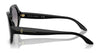 Ralph Lauren RL8208 Sunglasses | Size 55 / Shiny Black / Gradient Blue Mirror Silver (2N 20%) №5001V6