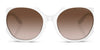 Ralph Lauren RL8208 Sunglasses | Size 55 / Shiny Black / Gradient Blue Mirror Silver (2N 20%) №5001V6