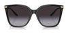Ralph Lauren THE JACQUIE RL8209 Sunglasses | Size 57 / Shiny Black / Gradient Grey (3N 13%) №50018G